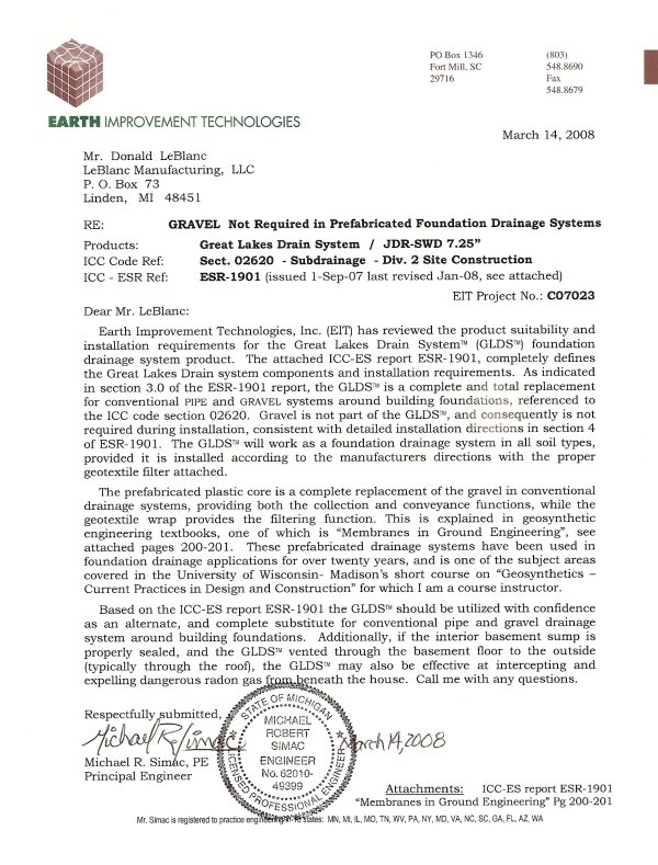 EARTH Improvement Technologies ICC Legacy review