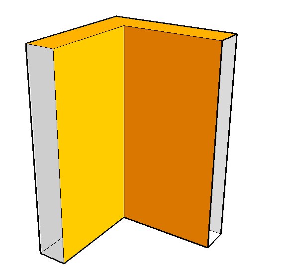 Graphic of corner piece (inside or outside corners)